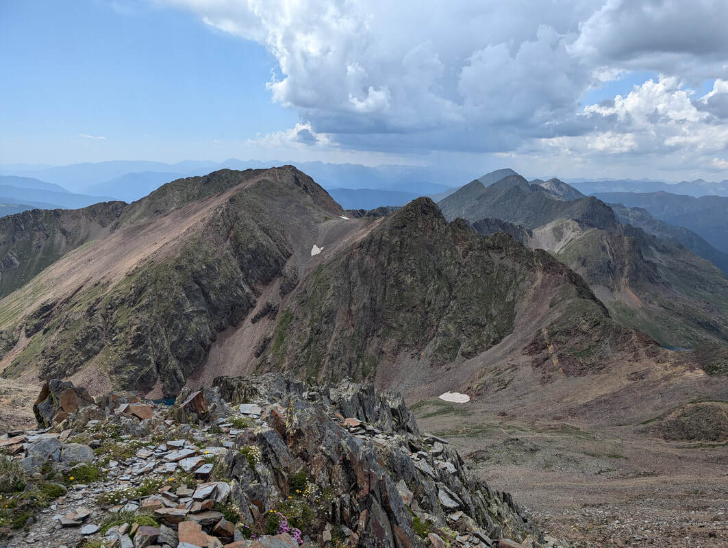 View near the summit of Comapedrosa.
