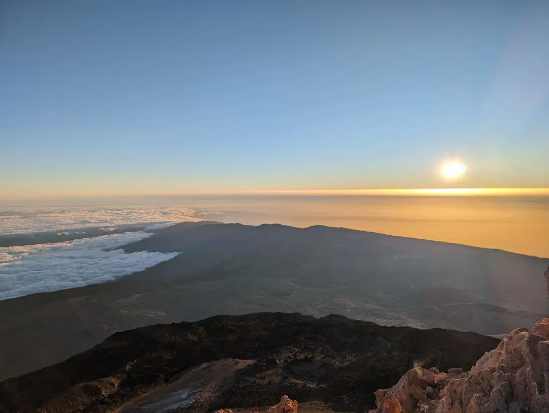 Sunrise over the sea