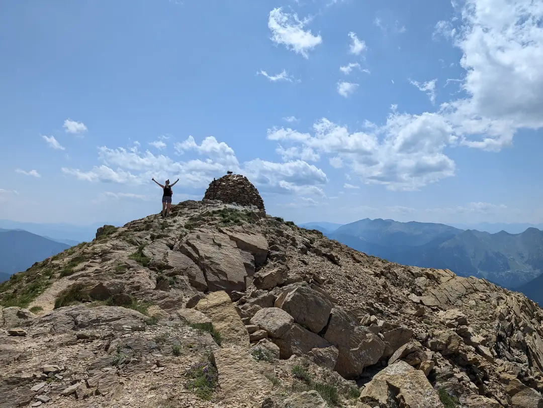 On Casamanya's summit