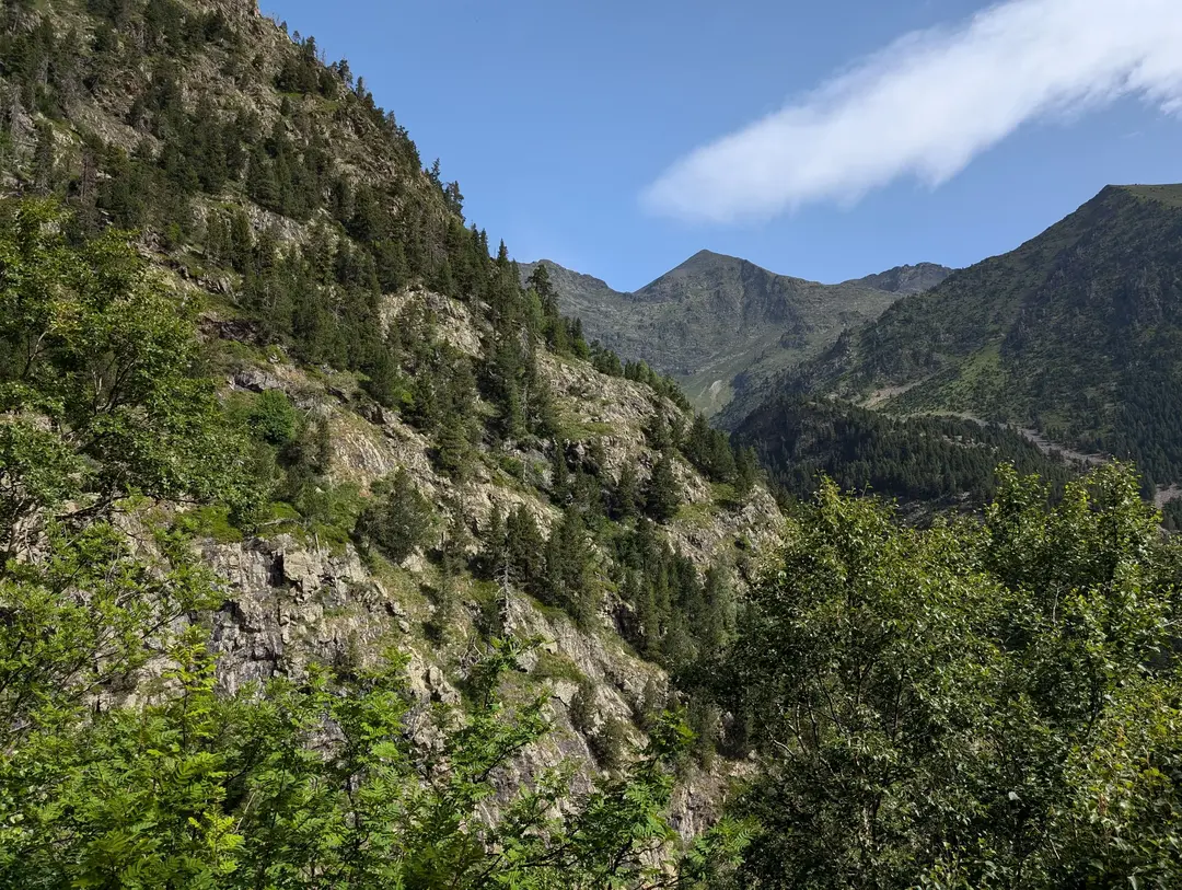 First glimpse of Comapedrosa