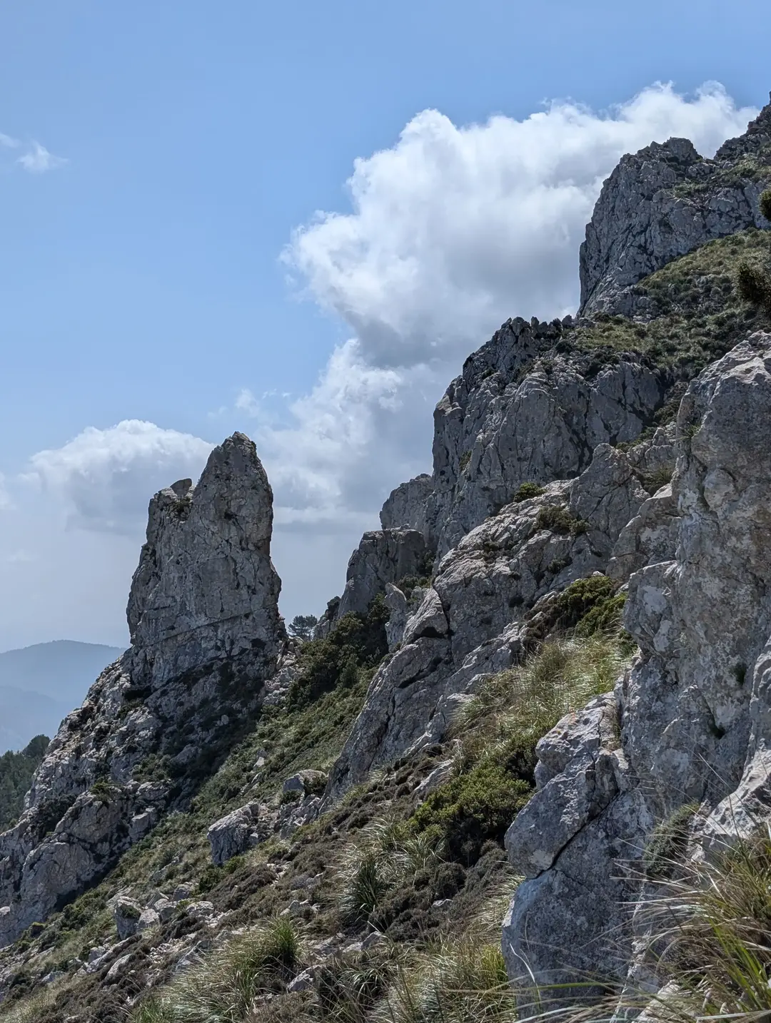 Rock formation on Puig de Galatzo